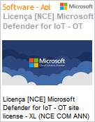 Licena [NCE] Microsoft Defender for IoT - OT site license - XL (NCE COM ANN) Annual - Annual  (Figura somente ilustrativa, no representa o produto real)