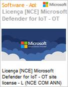 Licena [NCE] Microsoft Defender for IoT - OT site license - L (NCE COM ANN) Annual - Annual  (Figura somente ilustrativa, no representa o produto real)