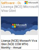 Licena [NCE] Microsoft Viva Glint (NCE COM MTH) Monthly - Annual  (Figura somente ilustrativa, no representa o produto real)