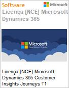 Licença [NCE] Microsoft Dynamics 365 Customer Insights Journeys T1 Interacted People - (Non-Profit Pricing) (NCE NFP MTH) Monthly - Annual  (Figura somente ilustrativa, não representa o produto real)