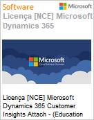 Licena [NCE] Microsoft Dynamics 365 Customer Insights Attach - [Educacional] (Education Faculty Pricing) (NCE EDU MTH) Monthly - Monthly  (Figura somente ilustrativa, no representa o produto real)