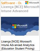 Licena [NCE] Microsoft Intune Advanced Analytics [Educacional] (Education Student Pricing) (NCE EDU ANN) Annual - Annual  (Figura somente ilustrativa, no representa o produto real)