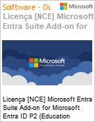 Licena [NCE] Microsoft Entra Suite Add-on for Microsoft Entra ID P2 [Educacional] (Education Student Pricing) (NCE EDU MTH) Monthly - Annual  (Figura somente ilustrativa, no representa o produto real)