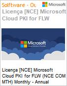 Licena [NCE] Microsoft Cloud PKI for FLW (NCE COM MTH) Monthly - Annual  (Figura somente ilustrativa, no representa o produto real)