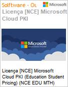 Licena [NCE] Microsoft Cloud PKI [Educacional] (Education Student Pricing) (NCE EDU MTH) Monthly - Monthly  (Figura somente ilustrativa, no representa o produto real)