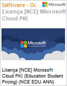 Licena [NCE] Microsoft Cloud PKI [Educacional] (Education Student Pricing) (NCE EDU ANN) Annual - Annual  (Figura somente ilustrativa, no representa o produto real)