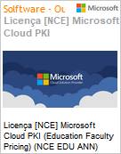 Licena [NCE] Microsoft Cloud PKI [Educacional] (Education Faculty Pricing) (NCE EDU ANN) Annual - Annual  (Figura somente ilustrativa, no representa o produto real)