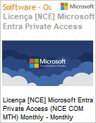 Licena [NCE] Microsoft Entra Private Access (NCE COM MTH) Monthly - Monthly  (Figura somente ilustrativa, no representa o produto real)