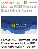 Licena [NCE] Microsoft Entra Private Access for FLW (NCE COM MTH) Monthly - Monthly  (Figura somente ilustrativa, no representa o produto real)