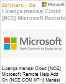 Licena mensal Cloud [CSP NCE] Microsoft Remote Help Add On (NCE COM MTH) Mensal  (Figura somente ilustrativa, no representa o produto real)