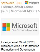 Licena anual Cloud [CSP NCE] Microsoft M365 F5 Information Protection and Governance (NCE COM MTH) Anual - 12 meses  (Figura somente ilustrativa, no representa o produto real)