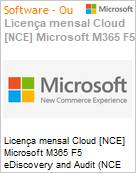 Licena mensal Cloud [CSP NCE] Microsoft M365 F5 eDiscovery and Audit (NCE COM MTH) Mensal  (Figura somente ilustrativa, no representa o produto real)