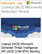 Licena [NCE] Microsoft Defender Threat Intelligence API (NCE COM MTH) Monthly - Monthly  (Figura somente ilustrativa, no representa o produto real)