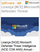 Licena [NCE] Microsoft Defender Threat Intelligence (NCE COM ANN) Annual - Annual  (Figura somente ilustrativa, no representa o produto real)