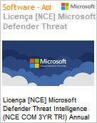 Licena [NCE] Microsoft Defender Threat Intelligence (NCE COM 3YR TRI) Annual (3Y) - Annual (3Y)  (Figura somente ilustrativa, no representa o produto real)