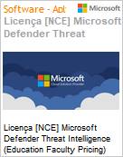 Licena [NCE] Microsoft Defender Threat Intelligence [Educacional] (Education Faculty Pricing) (NCE EDU ANN) Annual - Annual  (Figura somente ilustrativa, no representa o produto real)