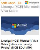 Licena [NCE] Microsoft Viva Sales [Educacional] (Education Faculty Pricing) (NCE EDU MTH) Monthly - Monthly  (Figura somente ilustrativa, no representa o produto real)