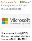 Licena anual Cloud [CSP NCE] Microsoft Workload Identities Premium (NCE COM MTH) Anual - 12 meses  (Figura somente ilustrativa, no representa o produto real)