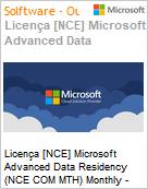 Licena [NCE] Microsoft Advanced Data Residency (NCE COM MTH) Monthly - Annual  (Figura somente ilustrativa, no representa o produto real)