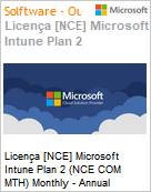 Licena [NCE] Microsoft Intune Plan 2 (NCE COM MTH) Monthly - Annual  (Figura somente ilustrativa, no representa o produto real)