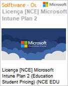 Licena [NCE] Microsoft Intune Plan 2 [Educacional] (Education Student Pricing) (NCE EDU MTH) Monthly - Monthly  (Figura somente ilustrativa, no representa o produto real)