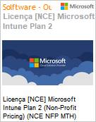 Licena [NCE] Microsoft Intune Plan 2 (Non-Profit Pricing) (NCE NFP MTH) Monthly - Annual (3Y)  (Figura somente ilustrativa, no representa o produto real)