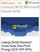 Licena [NCE] Microsoft Intune Suite (Non-Profit Pricing) (NCE NFP MTH) Monthly - Annual  (Figura somente ilustrativa, no representa o produto real)