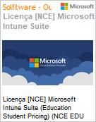 Licena [NCE] Microsoft Intune Suite [Educacional] (Education Student Pricing) (NCE EDU MTH) Monthly - Annual  (Figura somente ilustrativa, no representa o produto real)