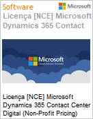 Licença [NCE] Microsoft Dynamics 365 Contact Center Digital (Non-Profit Pricing) (NCE NFP MTH) Monthly - Monthly  (Figura somente ilustrativa, não representa o produto real)