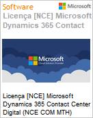 Licena [NCE] Microsoft Dynamics 365 Contact Center Digital (NCE COM MTH) Monthly - Annual  (Figura somente ilustrativa, no representa o produto real)