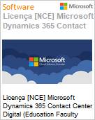 Licena [NCE] Microsoft Dynamics 365 Contact Center Digital [Educacional] (Education Faculty Pricing) (NCE EDU MTH) Monthly - Annual  (Figura somente ilustrativa, no representa o produto real)
