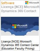 Licença [NCE] Microsoft Dynamics 365 Contact Center [Educacional] (Education Faculty Pricing) (NCE EDU MTH) Monthly - Monthly  (Figura somente ilustrativa, não representa o produto real)