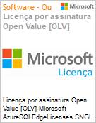 Licena por assinatura Open Value [OLV] Microsoft AzureSQLEdgeLicenses SNGL SubsVL OLV NL 1Mth Acdmc [Educacional] AP PerDvc Additional Product Non-Specific 1 Month(s) Non-Specific (Figura somente ilustrativa, no representa o produto real)