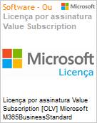 Licena por assinatura Value Subscription [OLV] Microsoft M365BusinessStandard ShrdSvr ALNG SubsVL OLV NL 1Mth AP Value Subscription Additional Product Non-Specific 1 Month(s) (Figura somente ilustrativa, no representa o produto real)