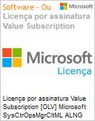 Licena por assinatura Value Subscription [OLV] Microsoft SysCtrOpsMgrCltML ALNG LicSAPk OLV NL 1Y Acdmc Stdnt PerOSE Additional Product Non-Specific 1 Year(s) Non-Specific (Figura somente ilustrativa, no representa o produto real)