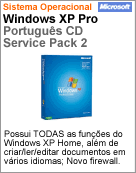 E85-02668 - Software FPP Microsoft Windows XP Professional Portugus CD com Service Pack 2 [SP2] FPP (Full)