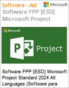 Software FPP [ESD] Microsoft Project Standard 2024 All Languages (Software para Download, Licena perptua)  (Figura somente ilustrativa, no representa o produto real)