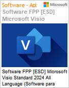 Software FPP [ESD] Microsoft Visio Standard 2024 All Language (Software para Download, Licena perptua)  (Figura somente ilustrativa, no representa o produto real)