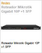 Roteador Mikrotik Gigabit 10P +1 SFP  (Figura somente ilustrativa, no representa o produto real)