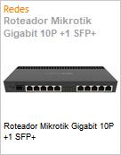 Roteador Mikrotik Gigabit 10P +1 SFP+  (Figura somente ilustrativa, no representa o produto real)