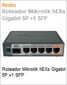 Roteador Mikrotik hEXs Gigabit 5P +1 SFP  (Figura somente ilustrativa, no representa o produto real)