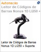 Leitor de Cdigos de Barras Nonus 1D LI250 + Suporte (Figura somente ilustrativa, no representa o produto real)