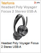 Headset Poly Voyager Focus 2 Stereo USB-A  (Figura somente ilustrativa, no representa o produto real)