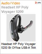 Headset HP Poly Voyager 5200 Bt Office USB-A TAA  (Figura somente ilustrativa, no representa o produto real)