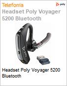 Headset Poly Voyager 5200 Bluetooth (Figura somente ilustrativa, no representa o produto real)