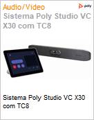 Sistema Poly Studio VC X30 com TC8  (Figura somente ilustrativa, no representa o produto real)