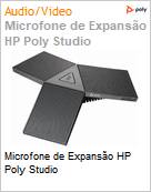 Microfone de Expanso HP Poly Studio  (Figura somente ilustrativa, no representa o produto real)