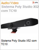 Sistema Poly Studio X52 com TC10  (Figura somente ilustrativa, no representa o produto real)