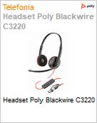 Headset Poly Blackwire C3220 (Figura somente ilustrativa, no representa o produto real)