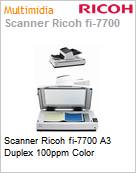 Scanner Ricoh fi-7700 A3 Duplex 100ppm Color  (Figura somente ilustrativa, no representa o produto real)